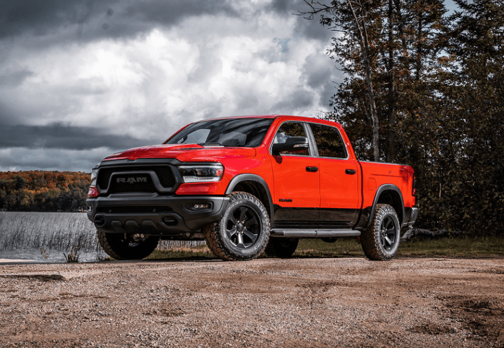 RAM 1500 Rebel 2024 rouge 